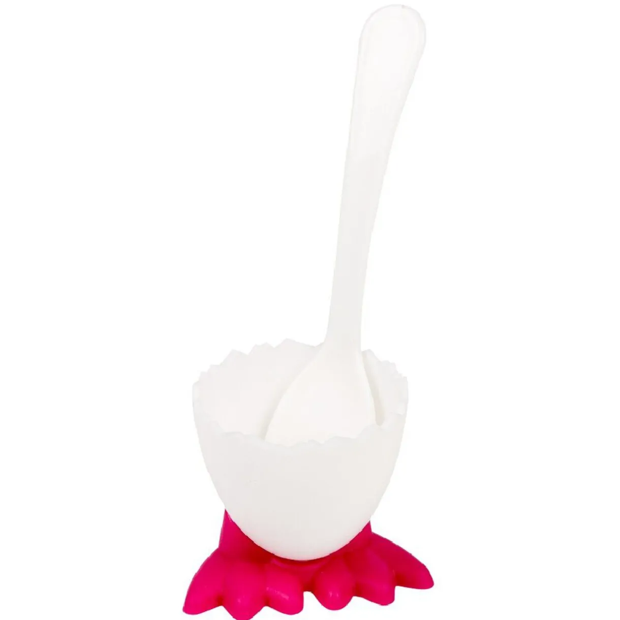 Gifi Coquetier en plastique forme oeuf x4