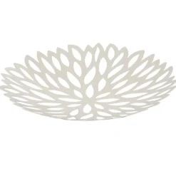 Gifi Corbeille à fruits en fer blanc crème fleur Discount