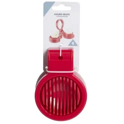 Gifi Coupe oeuf plastique rouge 8,5x12x2,8cm Best