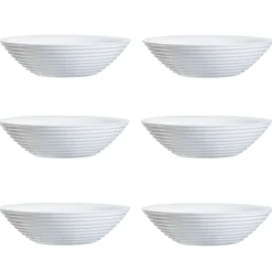 Gifi Coupelle blanche Harena bord ligne en relief x6 Sale