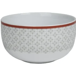 Gifi Coupelle design oreige bord orange et motifs gris x4 Best