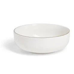Gifi Coupelle Oslo faïence blanche avec bord doré Ø20cm Hot