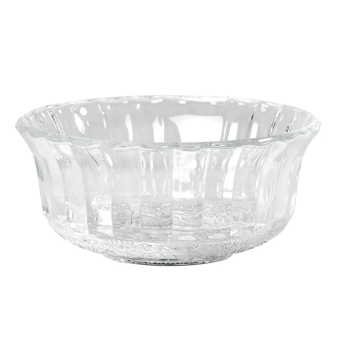 Gifi Coupelle transparente en verre ciselé