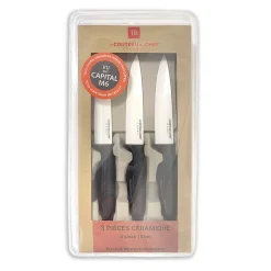 Gifi Couteau à steak lame céramique x3 Outlet