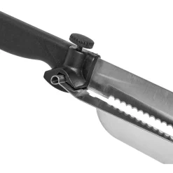 Gifi Couteau à trancher réglable noir en inox Hot