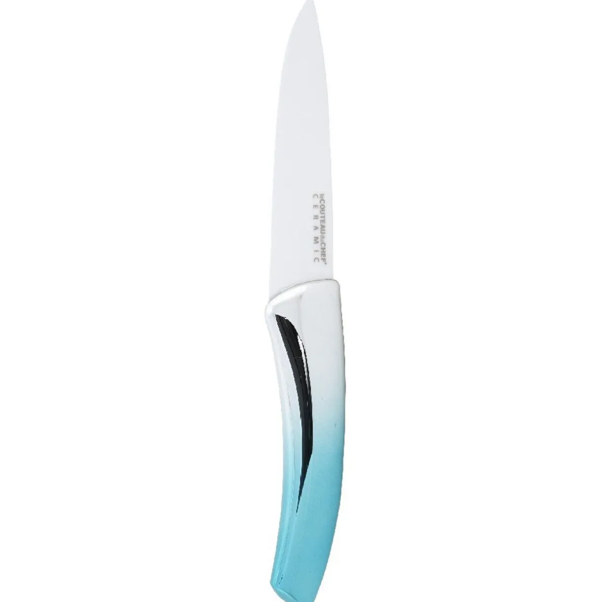 Gifi Couteau céramique manche coloré x 3 et éplucheur New