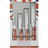 Gifi Couteau céramique manche London x 3 et éplucheur Sale