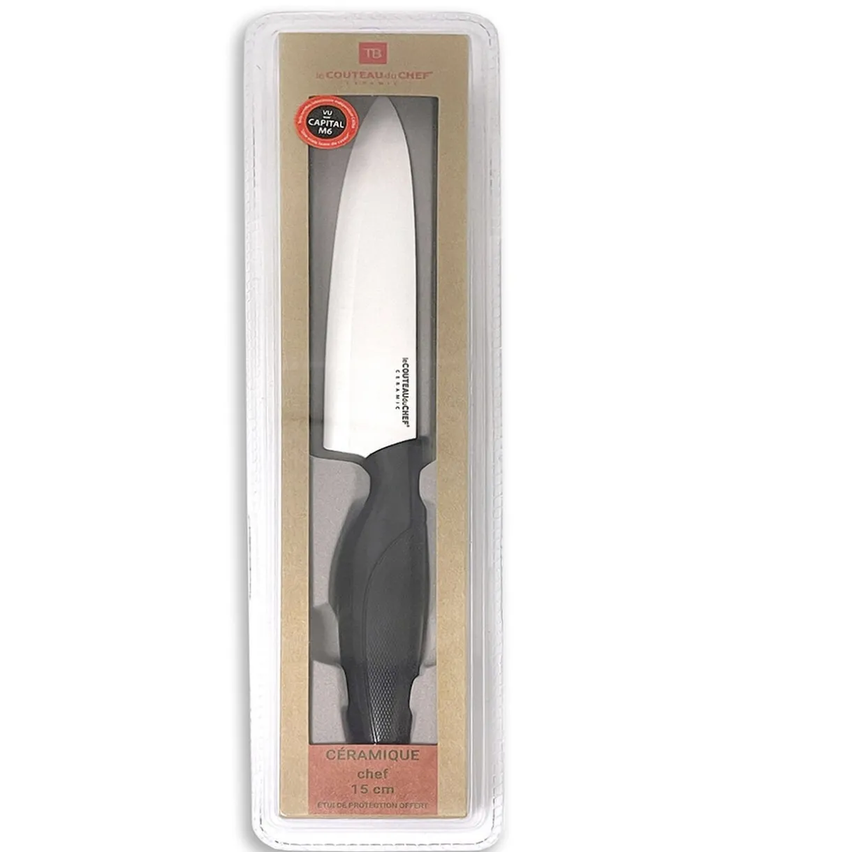 Gifi Couteau de chef lame céramique 15,5 cm Online