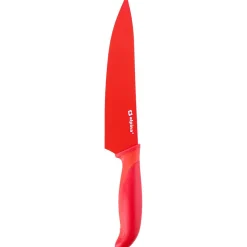 Gifi Couteau de chef rouge en inox Best