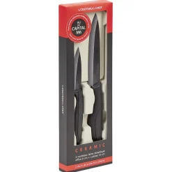Gifi Couteau d'office et cuisine lame céramique x2 Discount
