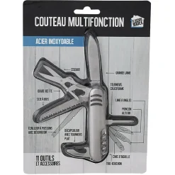 Gifi Couteau multifonctions 11 en 1 Best