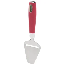 Gifi Couteau racloir à fromage inox manche rouge New