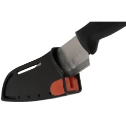 Gifi Couteau santoku avec étui aiguiseur L. 23 cm Outlet