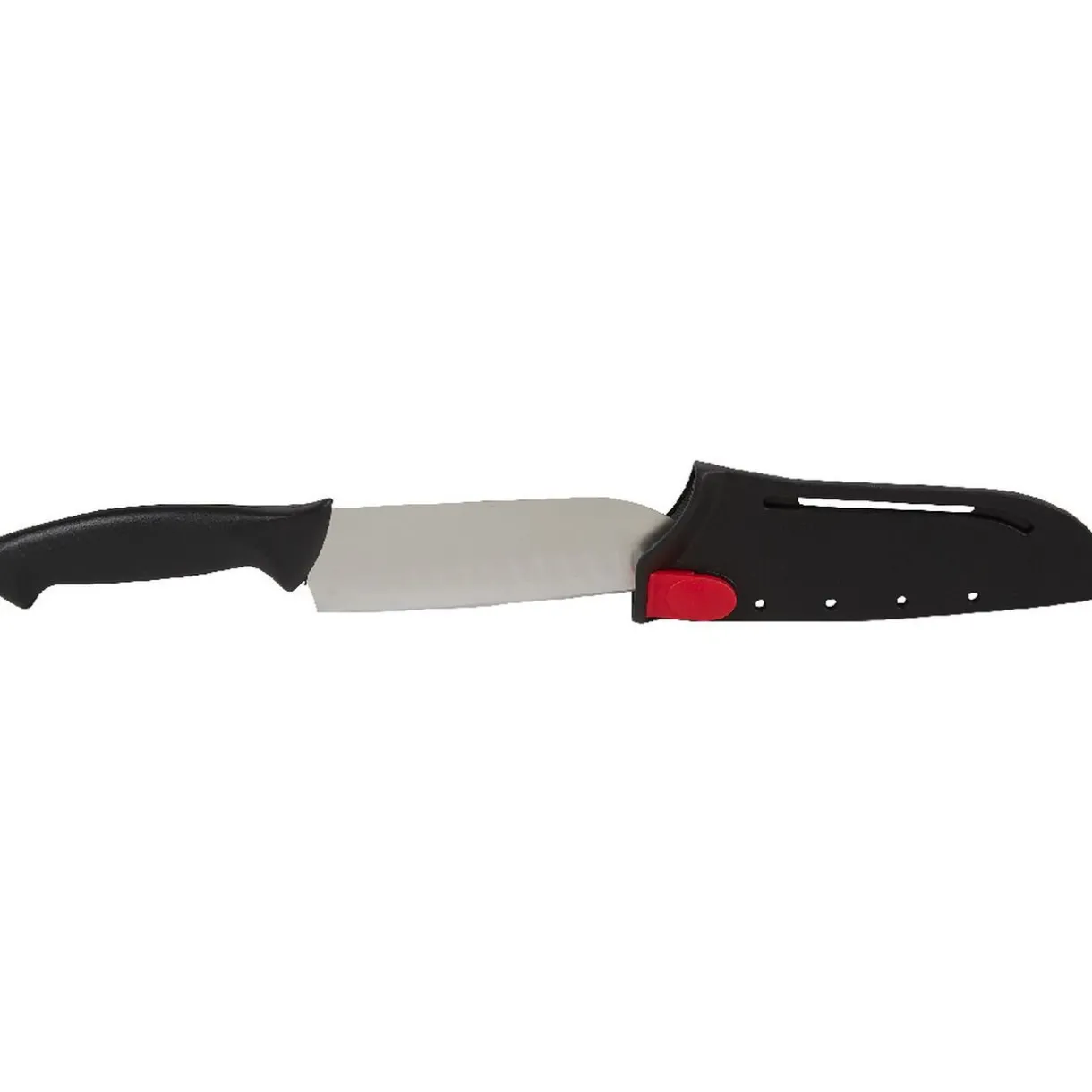Gifi Couteau santoku avec étui aiguiseur L. 23 cm Outlet