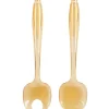 Gifi Couvert à salade plastique orange transparent x2 Best