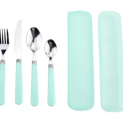 Gifi Couvert nomade x 4 avec boîte assortie