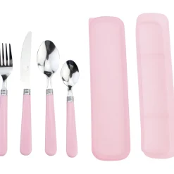 Gifi Couvert nomade x 4 avec boîte assortie