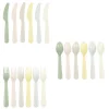 Gifi Couverts en plastique réutilisable 6 personnes