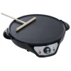 Gifi Crêpière en aluminium noir Hot