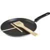 Gifi Crêpière grise et noire avec ustensiles Best