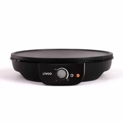 Gifi Crêpière Livoo métal noir 1 000W Best