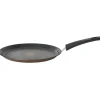 Gifi Crêpière Tefal aluminium anti adhérente thermosignal marron Ø 25 cm Discount