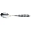 Gifi Cuillère à dessert Losange noir et blanc