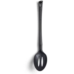 Gifi Cuillère à fente en plastique noir L.33,5cm Best