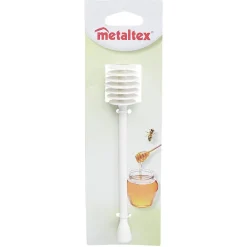 Gifi Cuillère à miel en plastique blanc Clearance