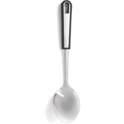 Gifi Cuillère à servir en inox avec manche en plastique noir L.33,5cm Hot