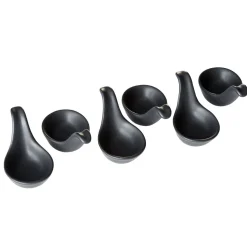 Gifi Cuillère verrine noir mat x6