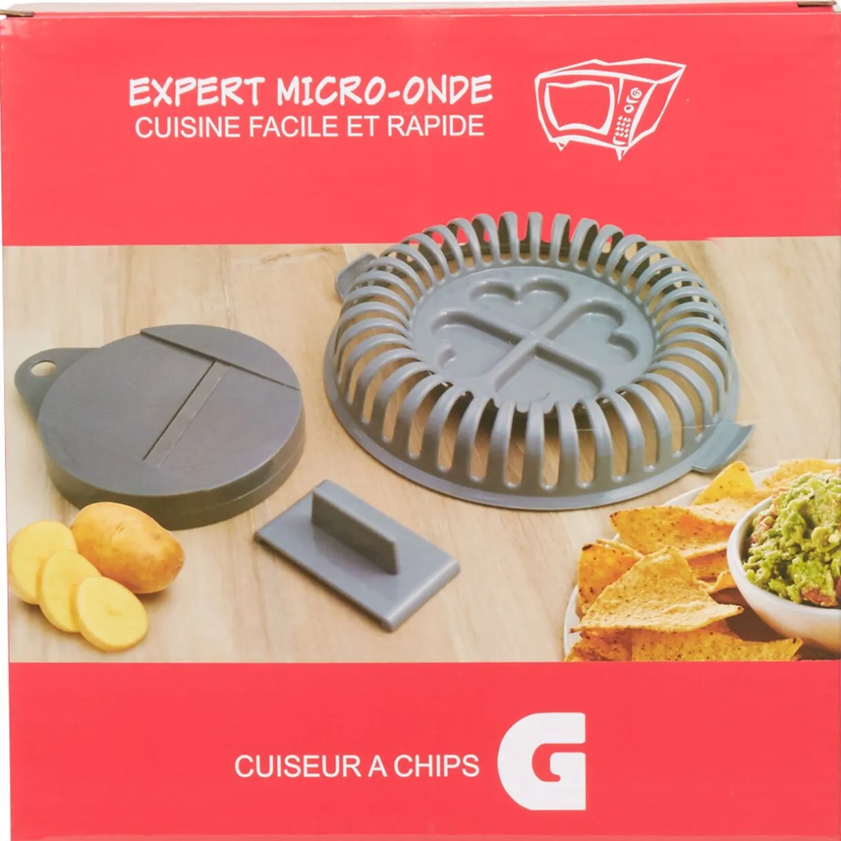 Gifi Cuiseur à chips micro-ondes
