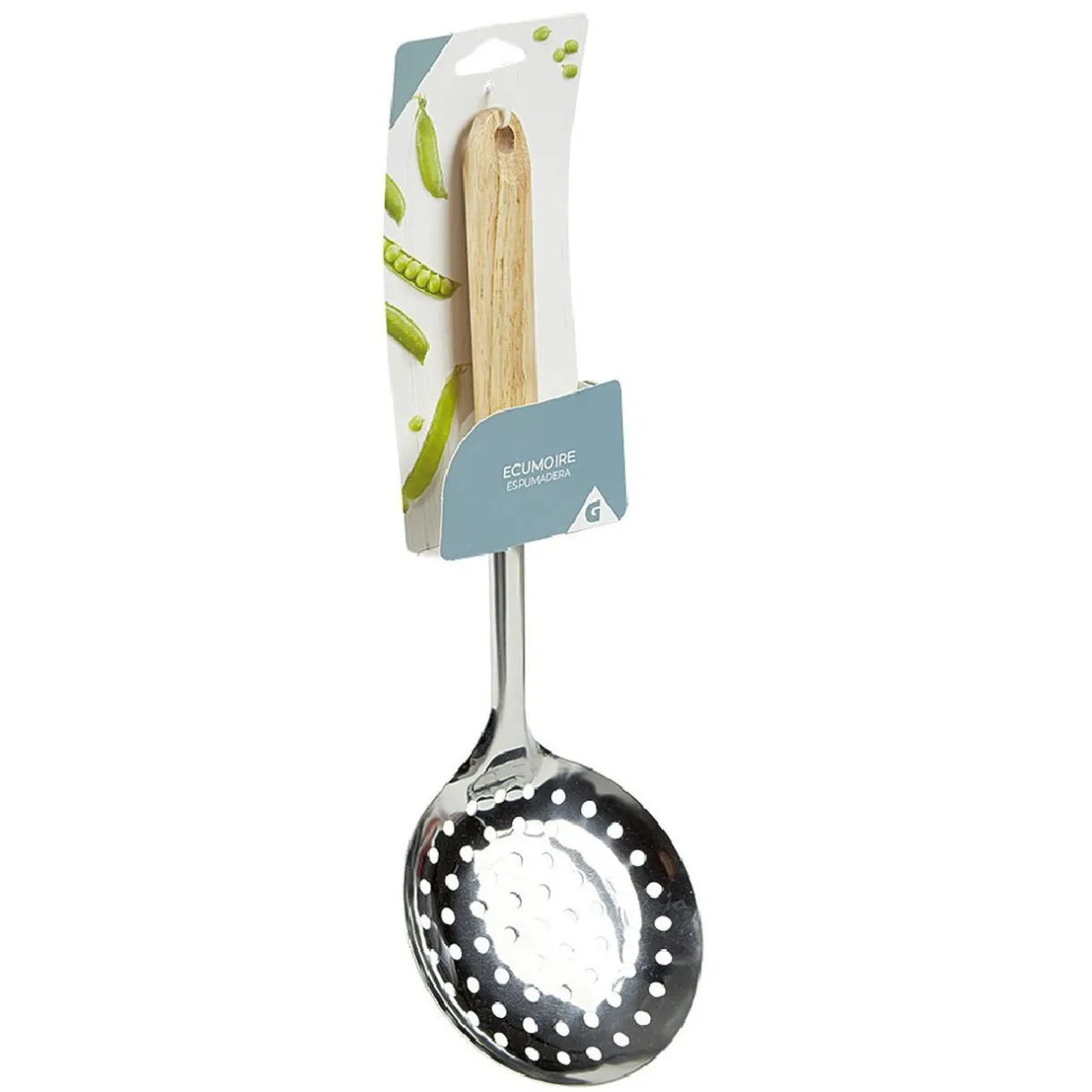 Gifi Écumoire en inox avec manche en bois Clearance