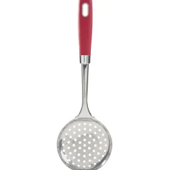Gifi Écumoire en inox manche en polypropylène rouge New