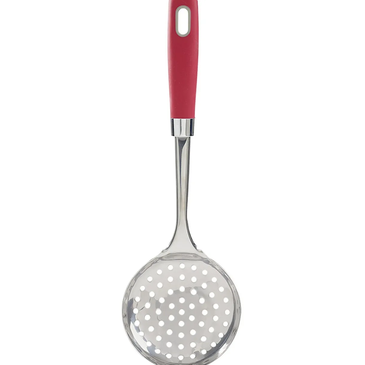 Gifi Écumoire en inox manche en polypropylène rouge New