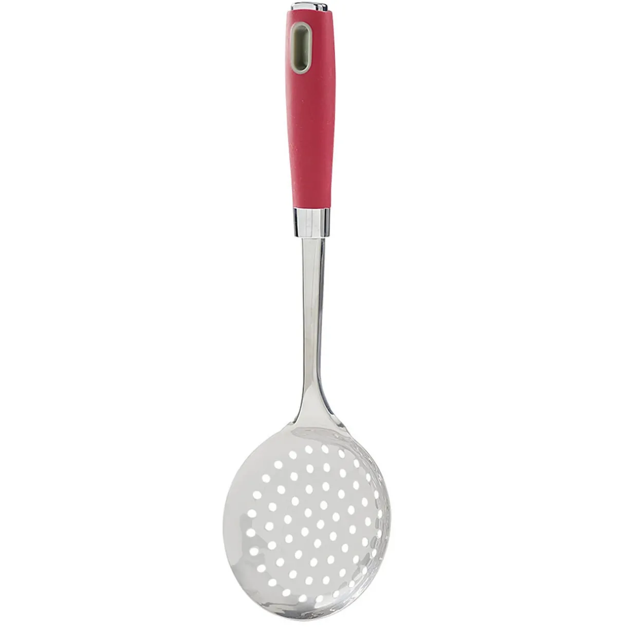 Gifi Écumoire en inox manche en polypropylène rouge New