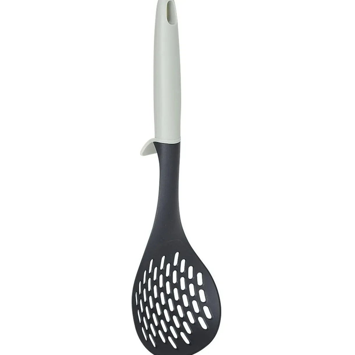 Gifi Écumoire plastique avec accroche noir et gris Discount