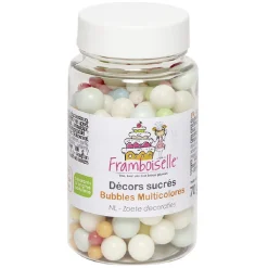 Gifi Décor bulle multicolore en sucre 70 g New