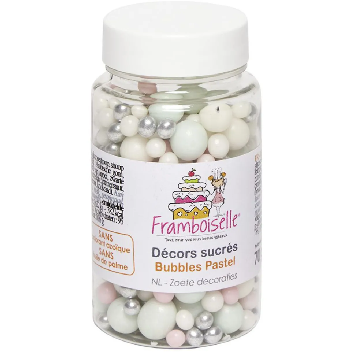 Gifi Décor bulle pastel en sucre 70 g Online