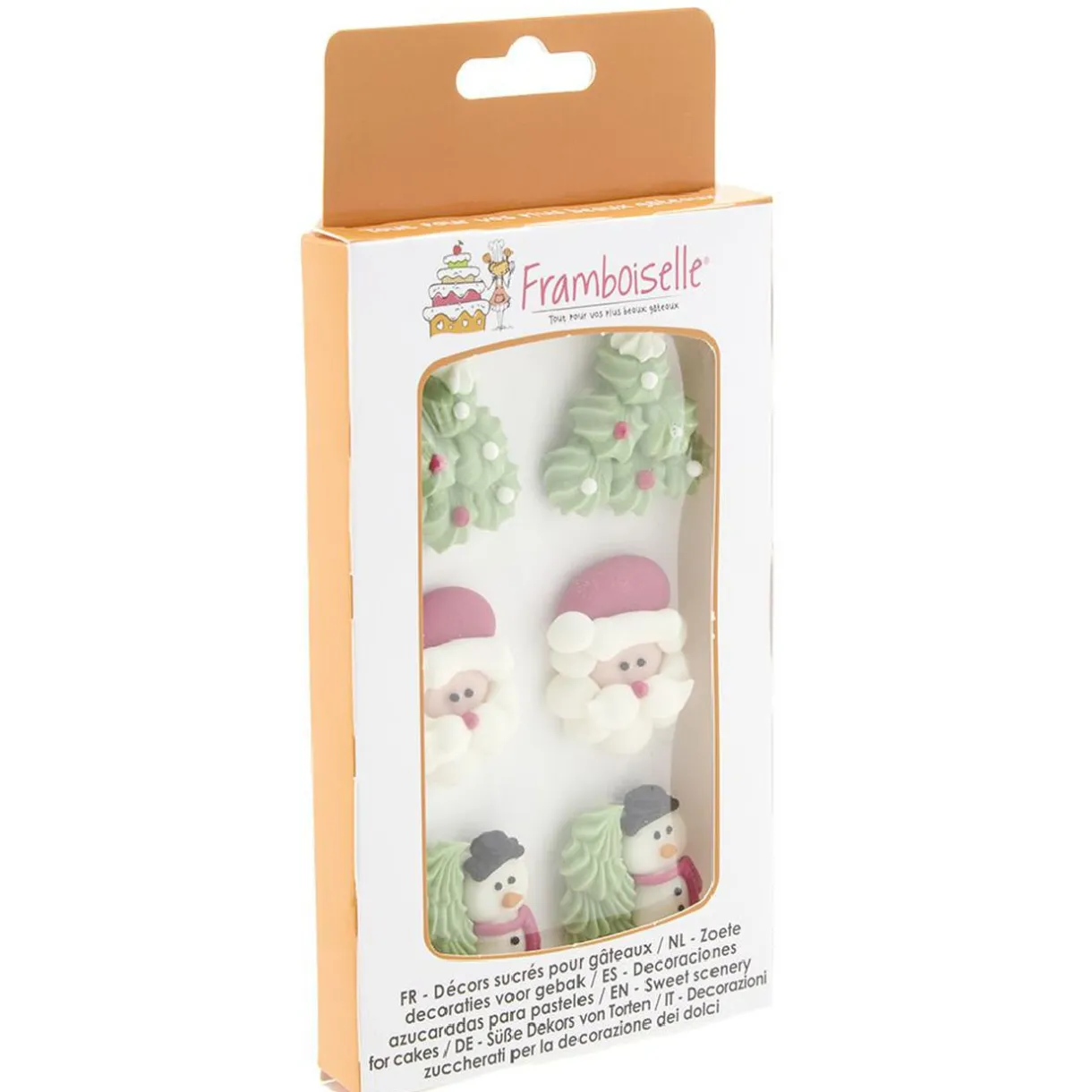 Gifi Décor sucré pour gâteau de Noël x6 Best