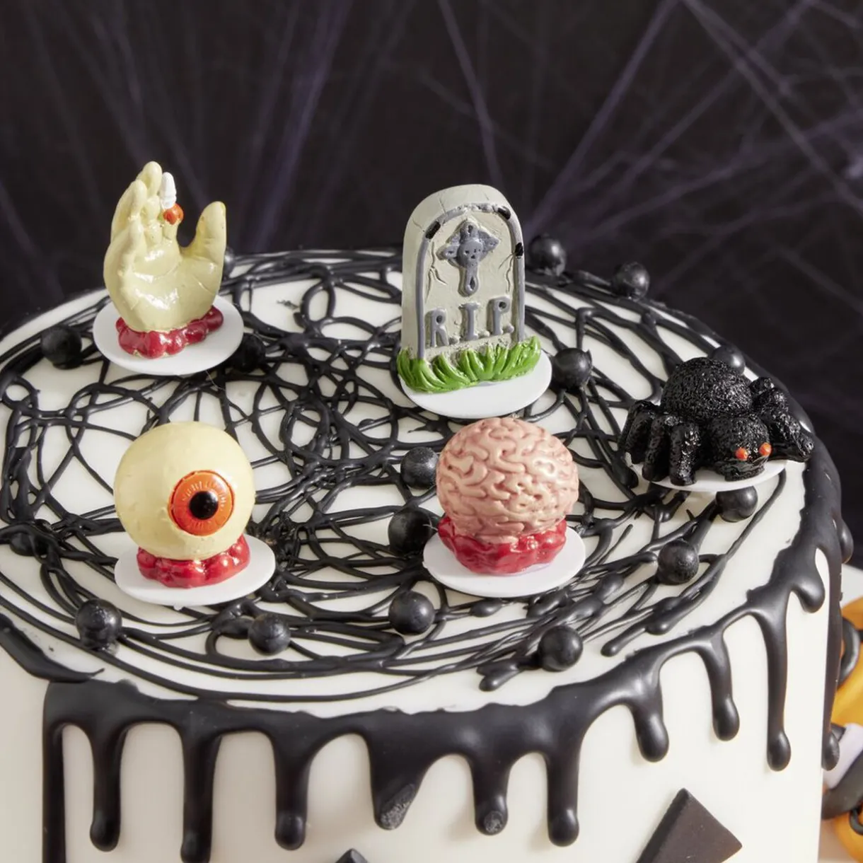 Gifi Décoration gâteau Halloween x5 en résine Best