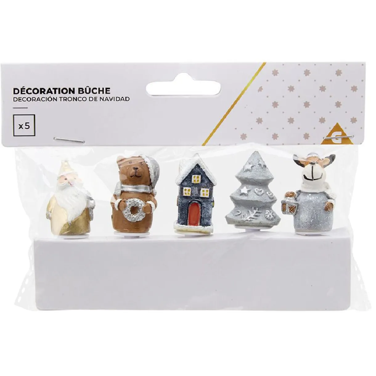 Gifi Décoration pour bûche de Noël x5 Outlet