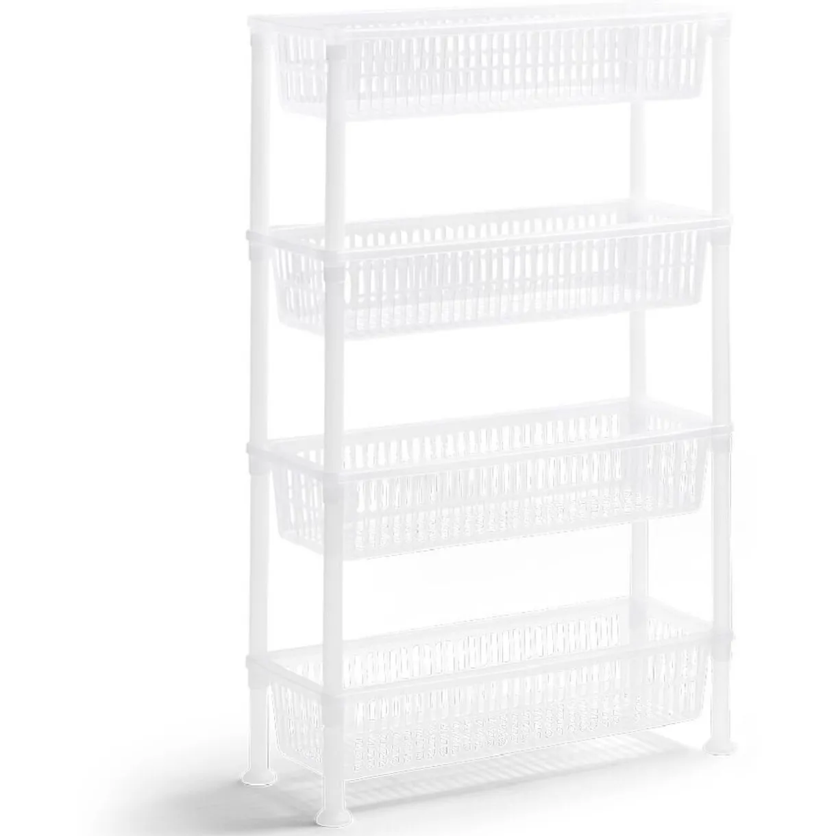 Gifi Desserte 4 niveaux plastique transparent 50x19,5xH82cm Sale