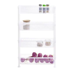 Gifi Desserte 4 niveaux plastique transparent 50x19,5xH82cm Sale