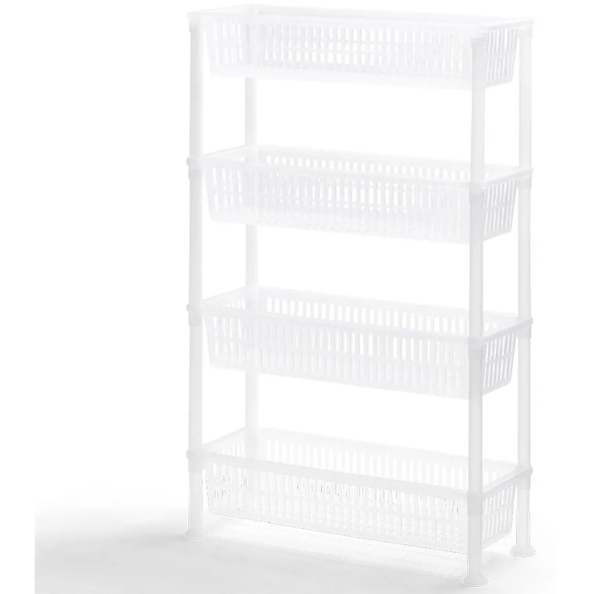 Gifi Desserte 4 niveaux plastique transparent 50x19,5xH82cm Sale
