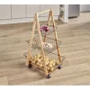 Gifi Desserte bambou panier métal 3 niveaux 54,5x36,5xH85 cm Sale