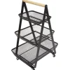 Gifi Desserte de cuisine 3 paniers métal noir New
