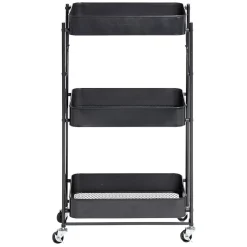 Gifi Desserte multi-usage pliable métal noir