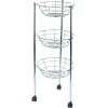 Gifi Desserte ovale 3 paniers inox H.70,5cm Clearance