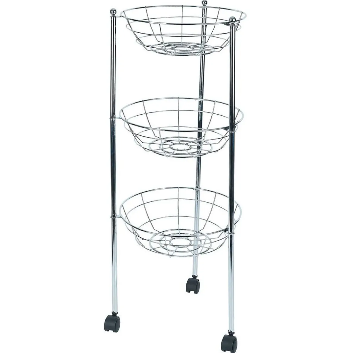 Gifi Desserte ovale 3 paniers inox H.70,5cm Clearance